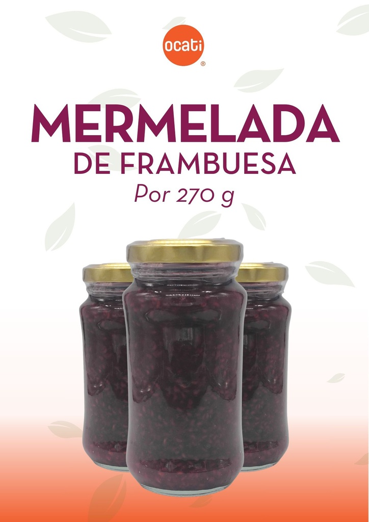 MERMELADA FRAMBUESA 270 GR